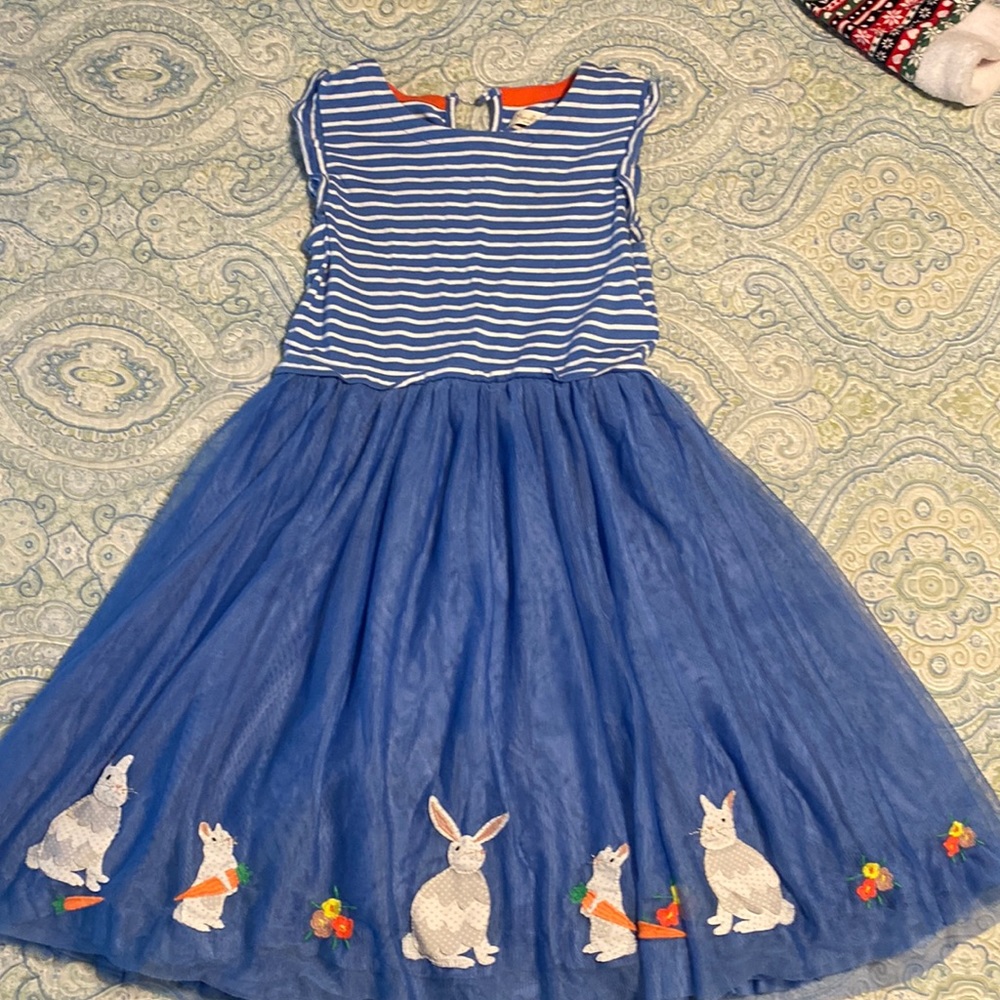 Mini Boden adorable Easter dress. Size 9-10Y. Worn once. Perfect condition.